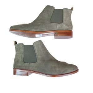 Clarks Clarkdale Arlo Dark Olive Suede Size 9.5